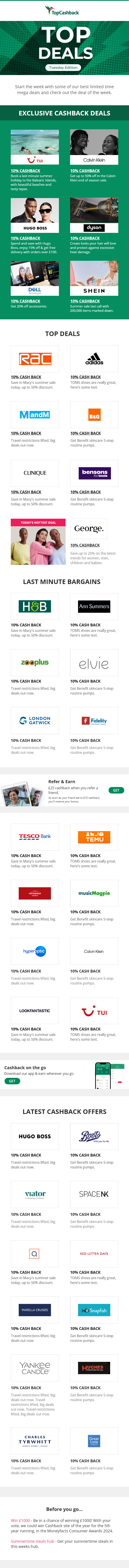 New UK newsletter design