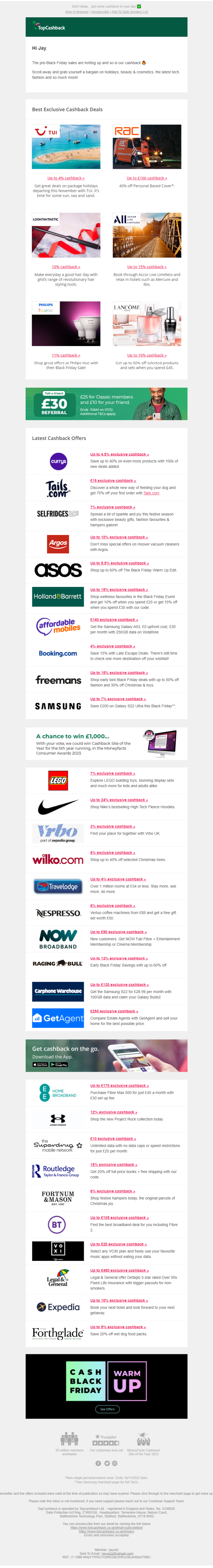 Old UK newsletter design